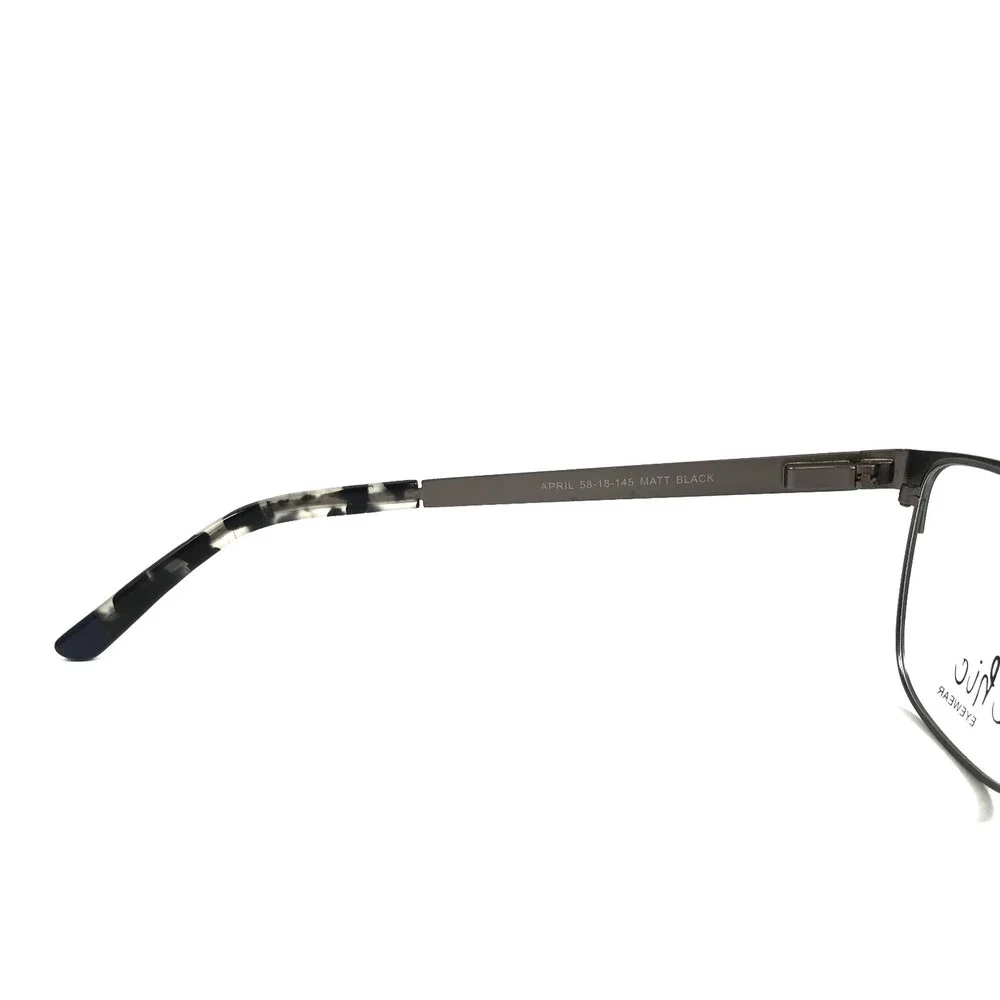 Chic Eyewear Eyeglasses Frames APRIL MATT BLACK Matte Black Square 58-18-145